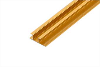 怀化航空纤维墙咔铝合金带灯中条(钛金氧化)