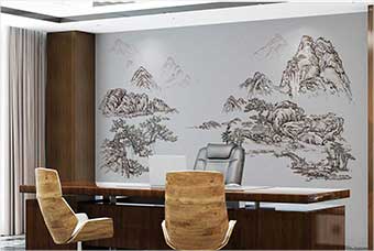 怀化森佰汇航空纤维墙咔（山水之间）