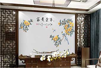 怀化森佰汇航空纤维墙咔（富贵荣华）